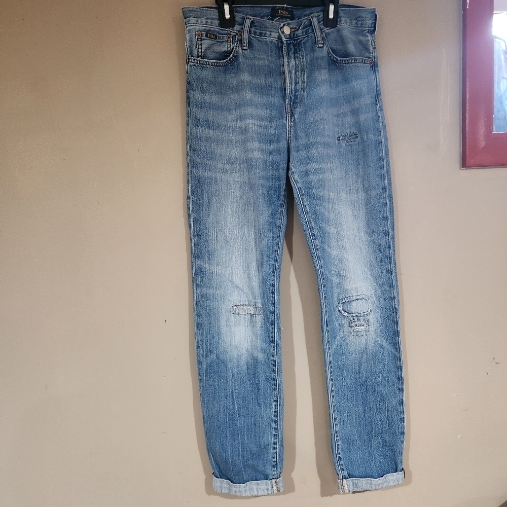 Polo Ralph Lauren The sullivan Slim Jeans Waist 15 Inches Light Blue